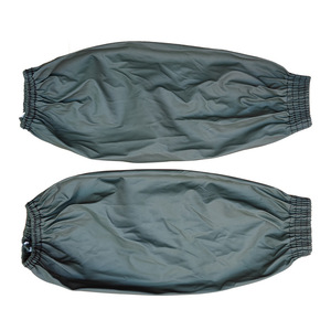 Manchons de protection en tissu PVC imperméable, couleur unie, coupe ample, pour usage en usine alimentaire et cuisine - Product Image 1
