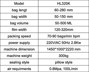 SPK320K Automatic High-Accuracy 50-500g Vegetable Seed & Crisps Vertical Granule Film Packing Machine with Gluing Wrapping - Product Image 2