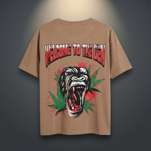 Camiseta Oversize de Algodón Vintage Personalizada para Hombre, Talla Grande, con Estampado Gráfico Puff, Lavado Ácido, Corte Holgado, Estilo Urbano Unisex - Product Image 2