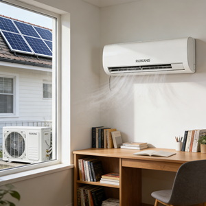 Venta al por mayor de fábrica: Aire acondicionado solar híbrido RUIKANG de 2HP, tipo split de pared, 18000 BTU, alto SEER, 110V/220V, para uso doméstico. - Product Image 2