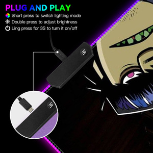 FLAME SNAKE Cartoon Series RGB Sublimación Mouse Pad <span class=keywords><strong>900x400</strong></span> XXL Tamaño Resistente al agua Gaming Desk Mat en Stock - Product Image 5