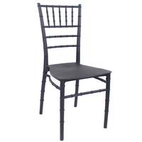 Nouvelles chaises de mariage en gros, empilables, en plastique, pour événements extérieurs et jardins, utilisées pour la vente