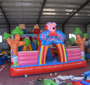 Castillo Inflable Personalizable de Peppa Pig, <span class=keywords><strong>con</strong></span> Tobogán, Material de PVC Ecológico, Capacidad <span class=keywords><strong>para</strong></span> 50 Personas, Personalizable, ¡Gran Venta! - Product Image 5