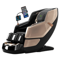 Fauteuil de massage à compression d'air VD 2D/3D pour la maison/le bureau, avec piste extra-longue, zéro gravité, massage complet du corps et massage des pieds VD-A041