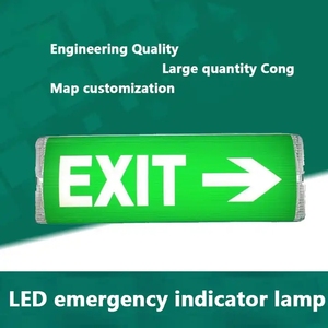 Luces LED de emergencia impermeables con batería, señal fluorescente de luz de emergencia recargable - Product Image 3