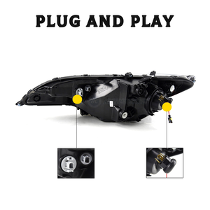 Honda Fit için TYPY 2014-2020 GK5 tam <span class=keywords><strong>LED</strong></span> projektör farlar 4 Lens sıcak beyaz dönüş sinyali araba ışıkları yeni 12V - Product Image 5