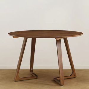 <span class=keywords><strong>Table</strong></span> à manger <span class=keywords><strong>ronde</strong></span> en bois massif <span class=keywords><strong>de</strong></span> luxe léger au design contemporain pour la réception et la salle à manger - Product Image 4