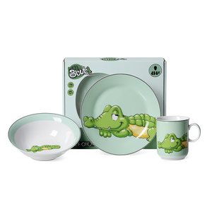 Service de table pour enfants RITZENHOFF & BREKER Crocodile, ensemble 3 pièces pour repas des enfants - Product Image 2
