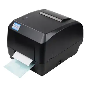 Venta al por mayor cpu de impresora de escritorio-Impresora de etiquetas de código de barras, dispositivo de impresión de etiquetas de transferencia térmica de escritorio industrial de 203dpi de alta calidad