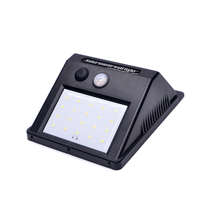 Lampe solaire à détecteur de mouvement 20 LED, montage mural extérieur, étanche, lampe de sécurité de jardin, couleur lumière du jour, IP65, corps en plastique - Product Image 3