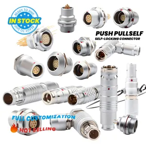 customize Push-pull self-locking high-precision aviation connector plug socket FGG EGG 0B1B2B connector