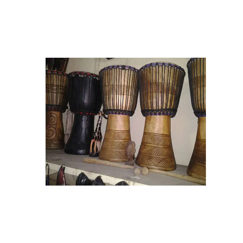 Trống Nhạc Cụ Djembe Châu Phi Truyền Thống