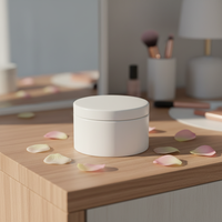 Boîte à Bijoux Ronde en Céramique Blanche, Vente en Gros Directe Usine, Organisateur de Bureau, Ornement Artisanat pour Rangement