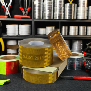 เทปสะท้อนแสง50มม. สำหรับรถและรถบรรทุกตลาดซาอุดิอาระเบียซาโซเหลือง2913 - Product Image 3