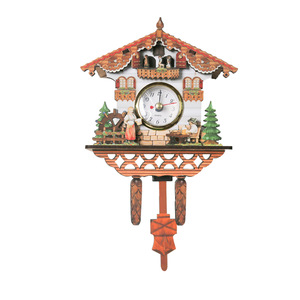 Reloj de Pared de Madera MDF con Diseño de Cuco, Estilo Nórdico Retro, Personalizable, Venta al Por Mayor - Product Image 6