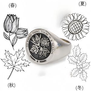 Anillo de moda de lujo ligero para hombre, todo el mundo para diseño Original, sello de tiempo personalizado exclusivo, nicho dominante - Product Image 3