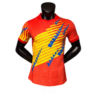 Uniforme <span class=keywords><strong>de</strong></span> Fútbol <span class=keywords><strong>de</strong></span> España 2627, 100% Poliéster, Edición Antigua, Versión Jugador, Camiseta <span class=keywords><strong>de</strong></span> la Selección Nacional <span class=keywords><strong>de</strong></span> Fútbol <span class=keywords><strong>para</strong></span> Hombre - Product Image 1