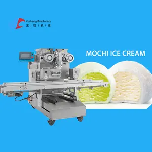 Automatic Ice Cream Mochi Encrusting Machine Mochi Ice Cream Making Machine