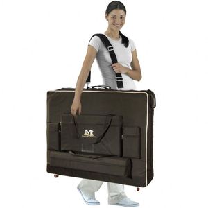 Échantillon Gratuit Table de Massage à Roulettes Ajustable avec Sac de Transport Pliable Vente en Gros pour Table de Massage Noire Certifiée BSCI - Product Image 5