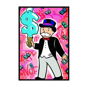 Póster Decorativo de Lona de Lujo <span class=keywords><strong>Monopoly</strong></span> Millionaire, Arte Ecológico para Interiores - Product Image 2