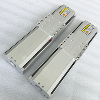 Actionneur linéaire semi-enclos 120 mm, module robuste avec vis à billes, boîtier en aluminium pour robot CNC et ligne d'assemblage