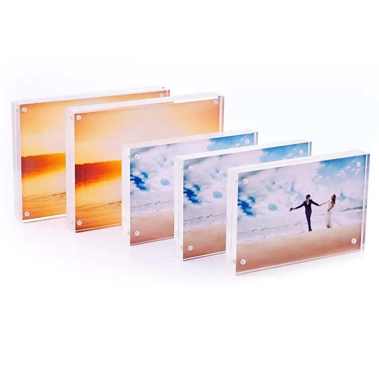 Bán Buôn Từ Phong Cách Mới 4 "X 6" Quảng Trường Acrylic Photofunia/Khung Ảnh