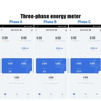 Tuya WiFi ZigBee Triphasé Bidirectionnel Énergie KWh Compteur Moniteur Wattmètre Support Modbus RTU 3*85/190V ou 230/400VAC