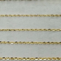 Collar de Oro Genuino Au585 de Gran Venta, Cadena Tipo Cable de Oro Sólido de 14K, Joyería de Oro Puro al por Mayor