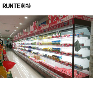 Dọc đông lạnh bán hoa tủ lạnh hiển thị trường hợp/siêu thị thiết bị thẳng đứng mở máy làm lạnh/siêu thị mát - Product Image 4