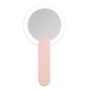 LED Hand <b>Mirror</b> Portable Pocket Makeup <b>Mirror</b> Hand Held <b>Mirror</b> Custom Logo with Lights - Product Image 1