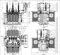 Transformador Principal Grande de 110kV 220KV, Equipo Eléctrico Grande Utilizado en Subestaciones, Plantas de Energía, Sistema de Energía para Trenes Eléctricos