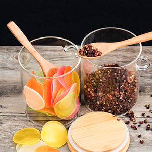 Productos de Bambú, Productos Ecológicos, Sal de Baño, Cuchara de Madera, <span class=keywords><strong>Tarro</strong></span> para Velas con Tapa - Product Image 5