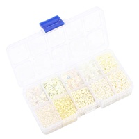 Kit de fabrication de bijoux personnalisés en perles acryliques et perles de verre, assortiment de bracelets et colliers, OEM ODM, marque privée, vente en gros