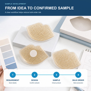 Packs de glace personnalisés en PVC gelé à paillettes pour les lèvres, idéaux pour les spas médicaux et les traitements de beauté promotionnels - Product Image 4