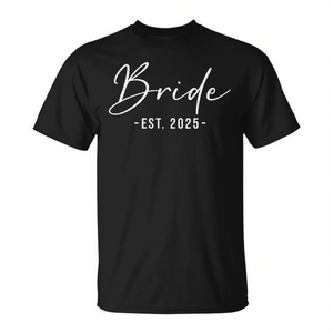 Camiseta de boda a juego para la futura novia, colección Bride Est 2025 - Product Image 2