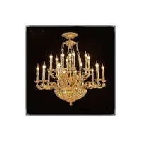 2022 Античная Подвесная лампа из латуни или меди, ручная работа, люстра в форме потерянного воска во французском стиле, классическое освещение