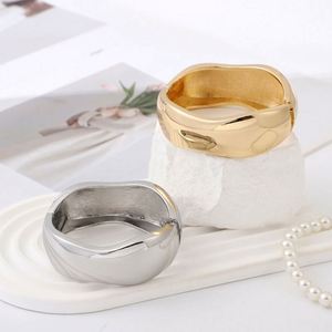 Women's <b>Gold</b> Smooth Surface Christian Heart Diamond Vintage Tungsten <b>Bangles</b>-Non-Fading Trendy Engagement Style - Product Image 4