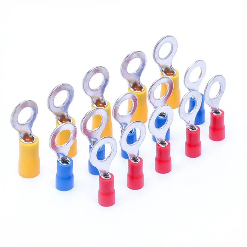 SV series Y Type Insulated Fork Crimp Terminals Wire Cord Insulated Spade Terminal Round Ring Insulated Terminal Connectors