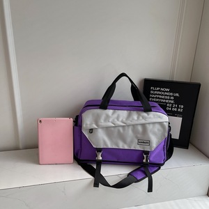 [Brand] Travel Bag Khaki With Green Water Resistant Leisure Travel Yoga Bag - Product Image 2