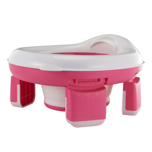 Inodoro portátil para exteriores infantil LONGSTAR, inodoro móvil de emergencia para coche de bebé, asiento de inodoro plegable portátil para niños - Product Image 5