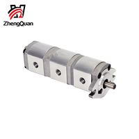 Pompe à huile hydraulique à triple engrenage Zhengquan HGP-111A-F9/9/9R, haute pression, fabricant OEM, vente directe, électrique, industrielle