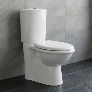 Nuevo Producto: Inodoro de Dos Piezas con Descarga Tornado, Fácil de Limpiar, Antibacteriano, Sanitario para Baño - Product Image 4