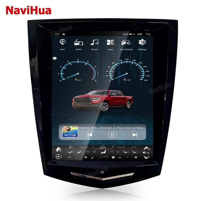 New 10.4 Inch Tesla Screen for Cadillac CTS ATS 2013 2019 Multimedia Android Car Radio Carplay Navigation Auto Head Unit Monitor