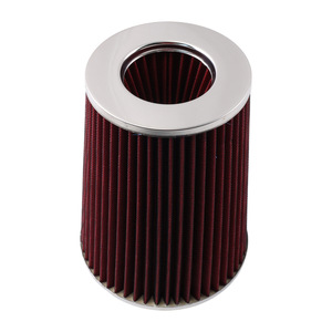 Filtro de Aire Universal de 76 mm, Rojo, de Algodón, Alto Flujo, para Mejora de Admisión Automotriz - Product Image 4