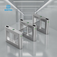 Mesin Kontrol Akses Sentra SS01 Bahan Stainless Steel, Mendukung Kartu RFID/QR/IC, Perlindungan IP44, Komunikasi TCP/IP, Anti-Tailgating