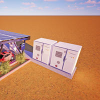 Système de stockage d'énergie solaire tout-en-un Dawnice 100KW 215KWH avec batterie LiFePO4 280ah pour applications hors réseau