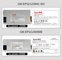 GreatWall CRPS 250W 1U Server Power Supply Antarmuka 24pin dengan Konektor SATA PFC Aktif Input AC 100-240V Tersedia dalam Stok psu