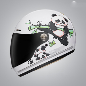 Casque de moto intégral pour enfants, mignon et léger, avec doublure confortable amovible, pour les jeunes motards - Product Image 4