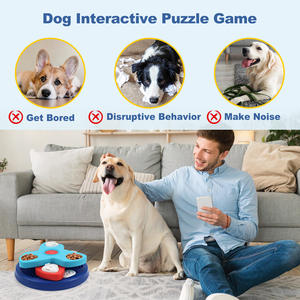 Bol interactif pour animaux de compagnie OEM, nourriture lente, 2/3/4 couches rotatives, 4 couches en latex, puzzle pour chien, jouet à mâcher, <span class=keywords><strong>anti</strong></span>-ennui, distributeur de nourriture pour chien, nettoyage des dents - Product Image 2
