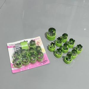 Stainless Steel Fruit Vegetable Cutter <b>Cookie</b> Mold 6-Piece Set Irregular Shapes Baby Food Pasta <b>Tool</b> - Product Image 5